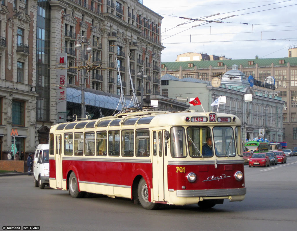 Москва, СВАРЗ МТБЭС № 701; Москва — Парад к 75-летию троллейбуса 22 ноября 2008