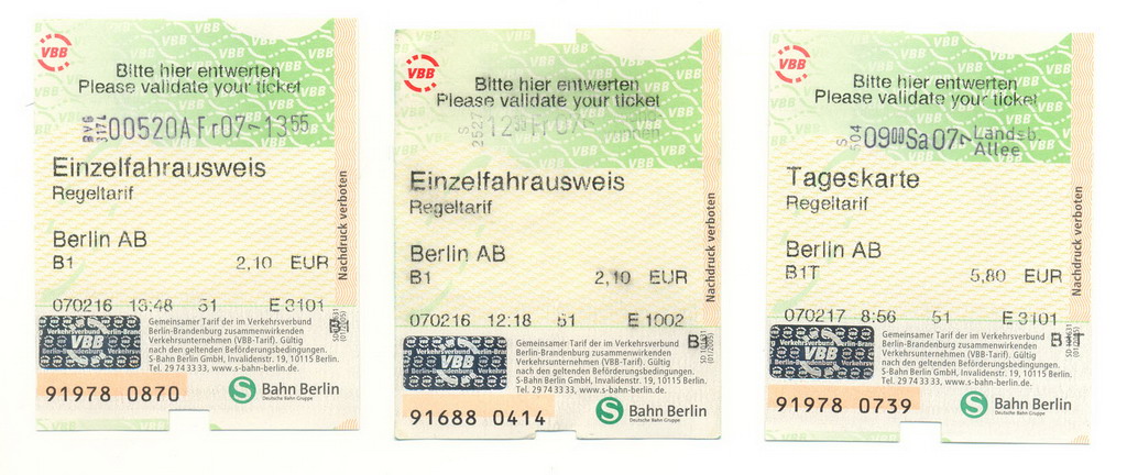 Berlin — Tickets