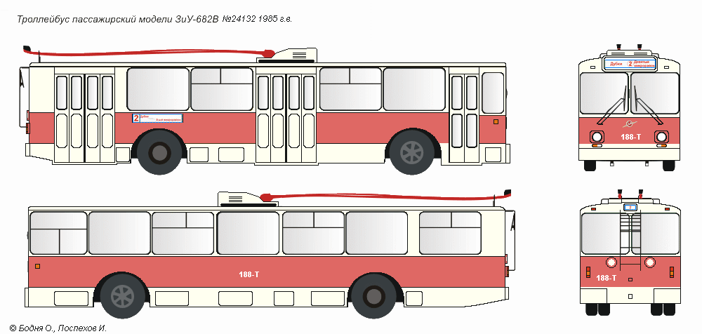 Joschkar-Ola — Trolleybus paint schemes