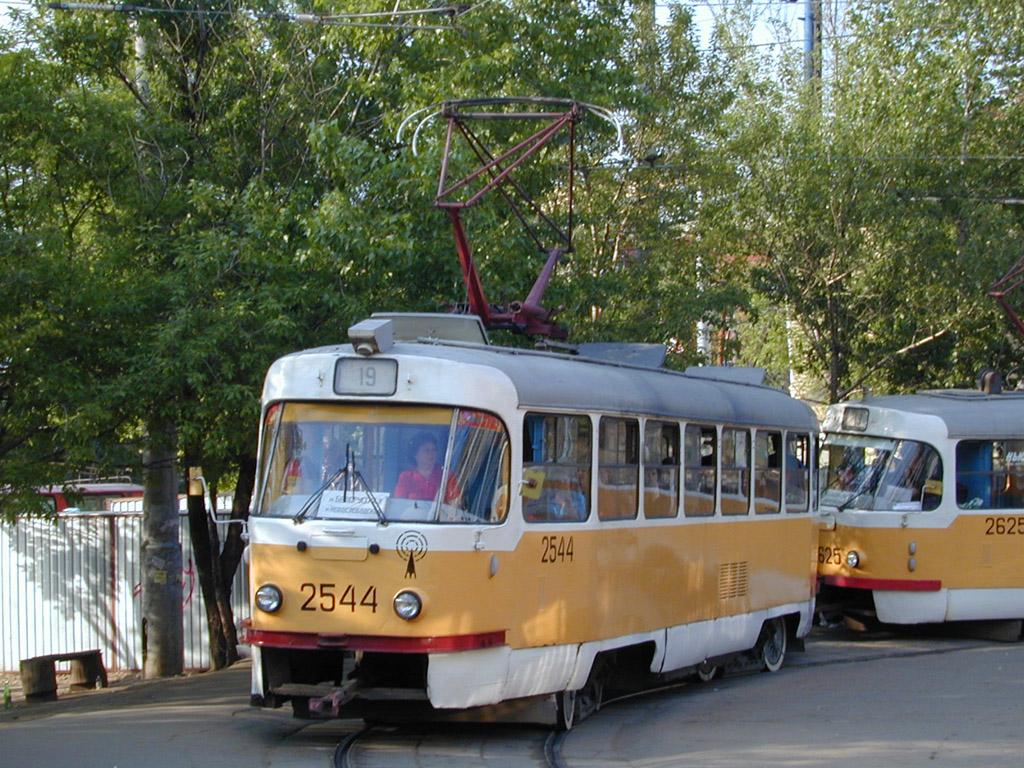 Москва, Tatra T3SU № 2544
