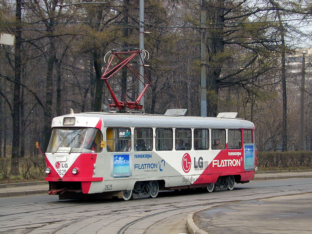 Moskau, Tatra T3SU Nr. 2625