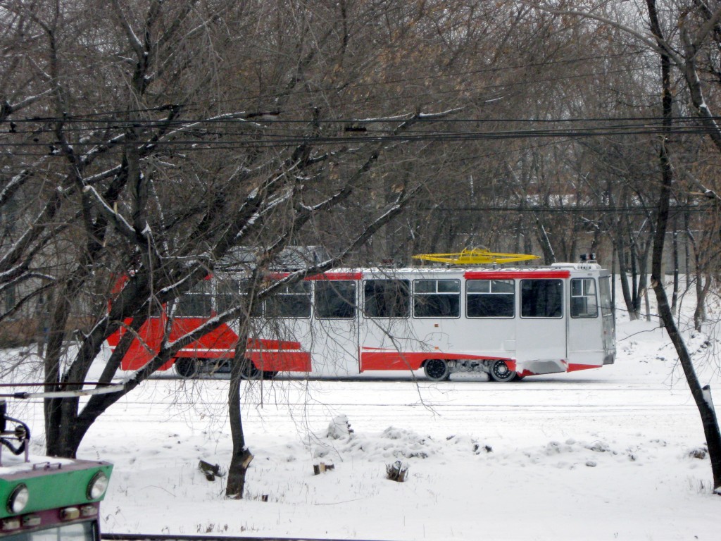 Habarovszk, VTK-24M — 19; Novoszibirszk — New trams
