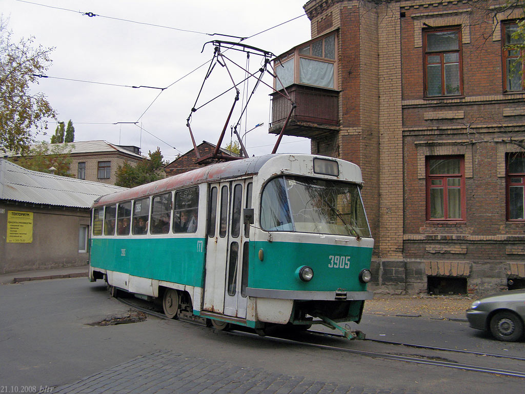 Donetsk, Tatra T3SU (2-door) № 3905