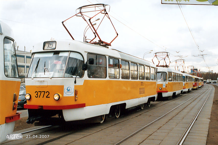 Масква, Tatra T3SU № 3772
