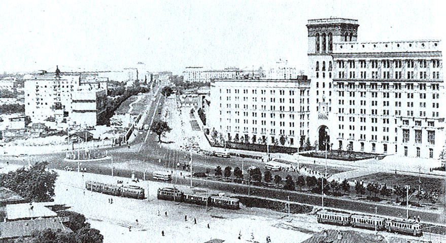 Moskau — Historical photos — Tramway and Trolleybus (1946-1991)