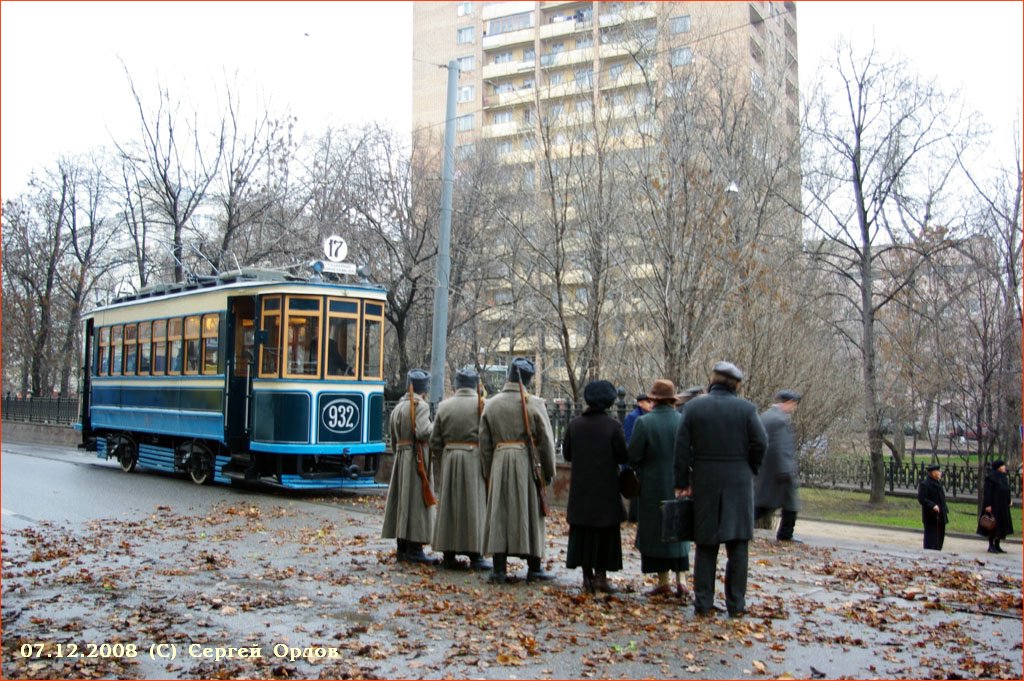 Moskva, BF č. 932; Moskva — Filming of BF car # 932 in “Isaev” movie on Novemver 2008