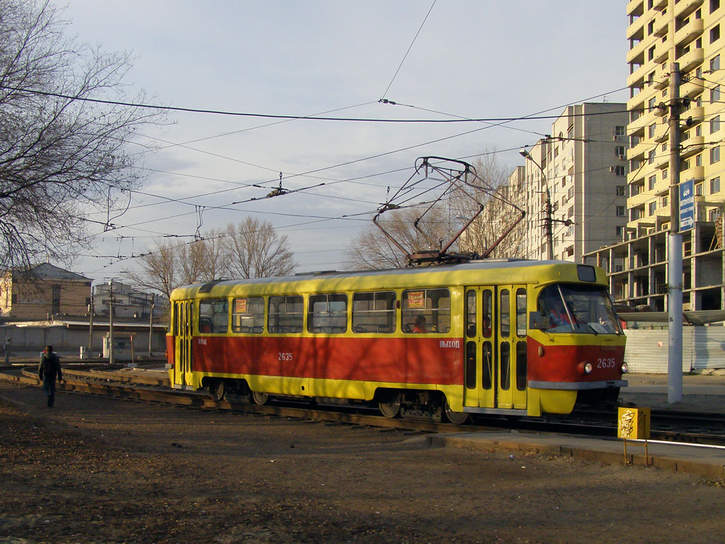 Волгоград, Tatra T3SU (двухдверная) № 2635