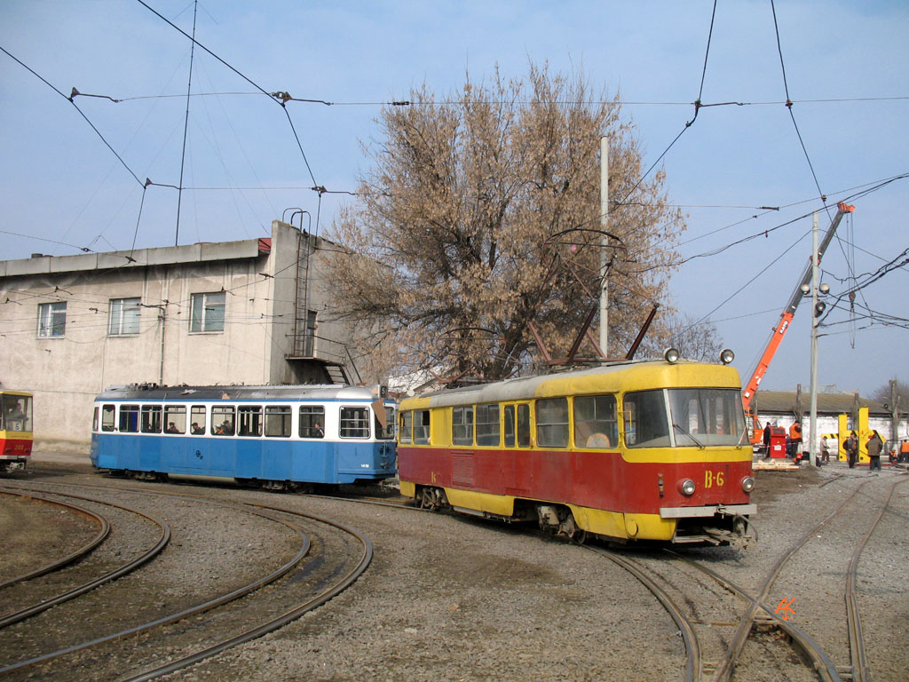 Винница, Tatra T4SU № В-6; Винница, SWS/MFO Be 4/4 "Karpfen" № 231; Винница — Поставка первой партии швейцарских вагонов