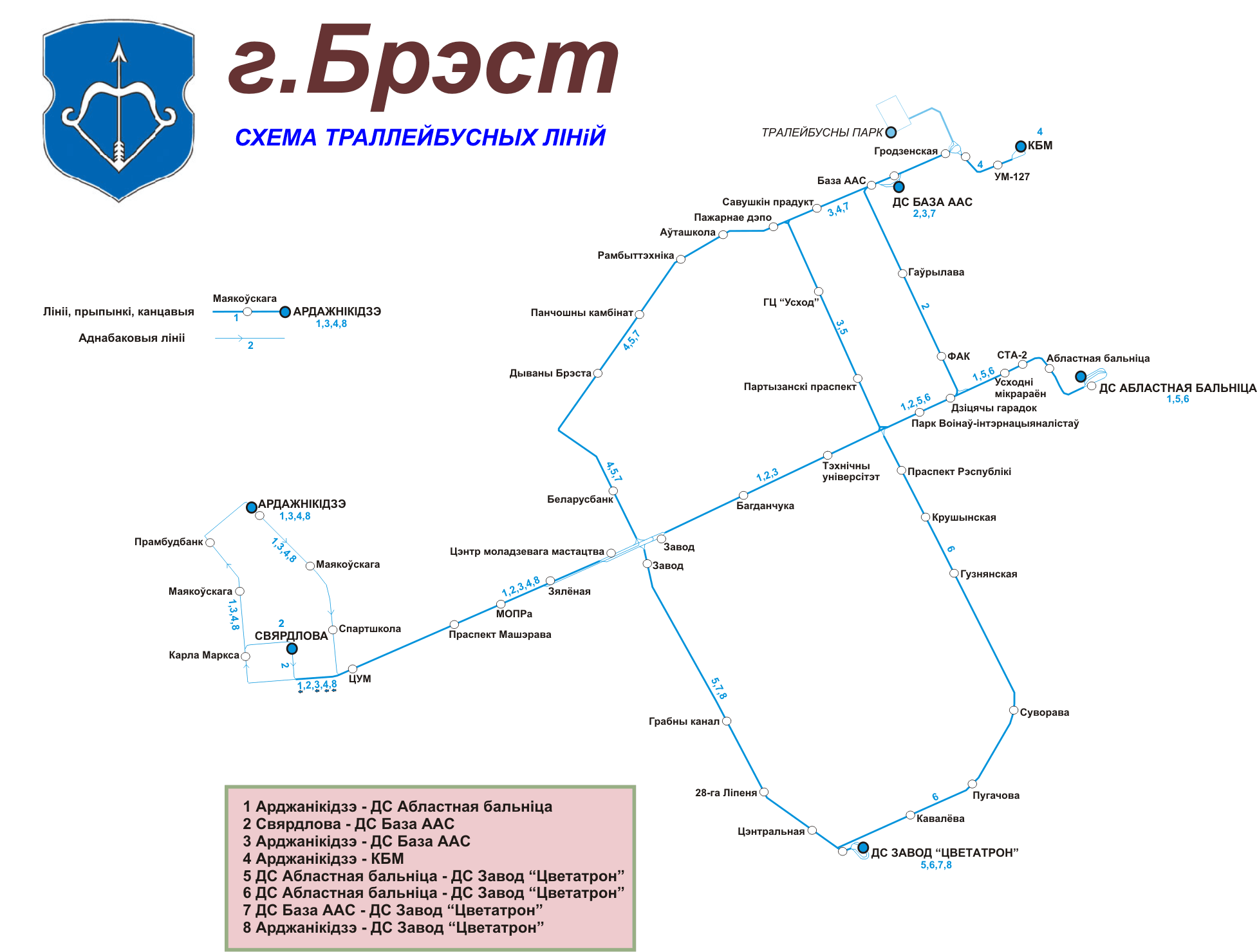 Brest — Maps