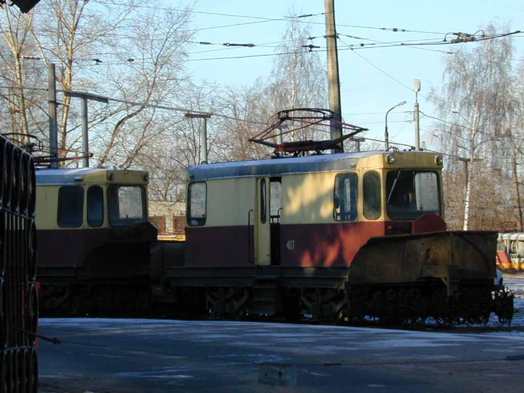 Тверь, ГС-4 (КРТТЗ) № 407; Тверь — Служебные трамваи и специальная техника