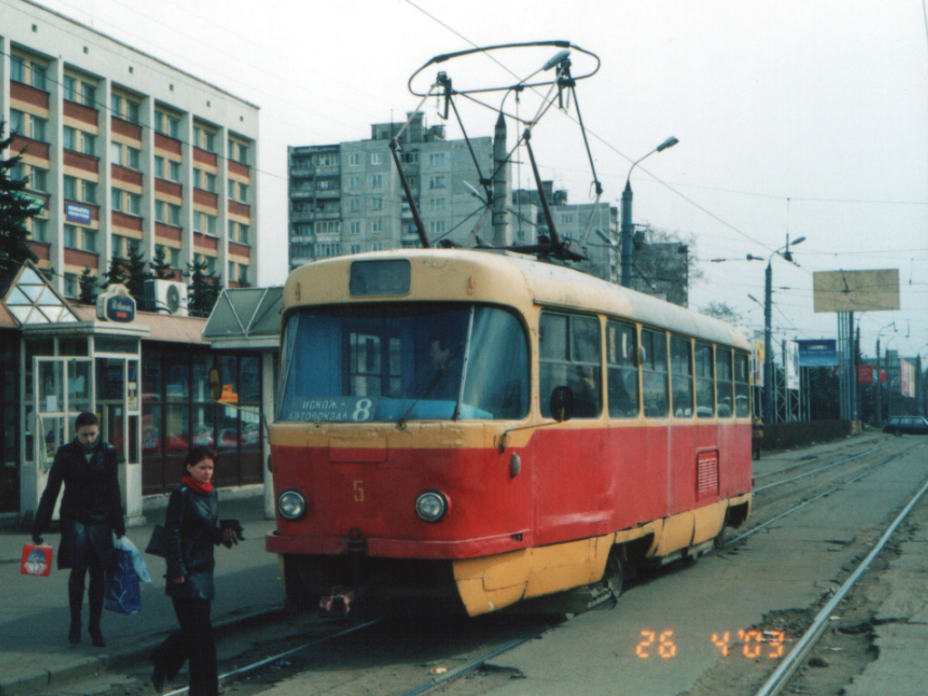 Tver, Tatra T3SU № 5; Tver — Tver tramway in the early 2000s (2002 — 2006)