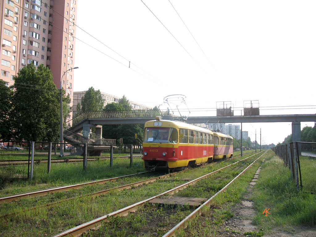 Киев, Tatra T3SU № 6013; Киев — Трамвайные линии: Скоростной трамвай