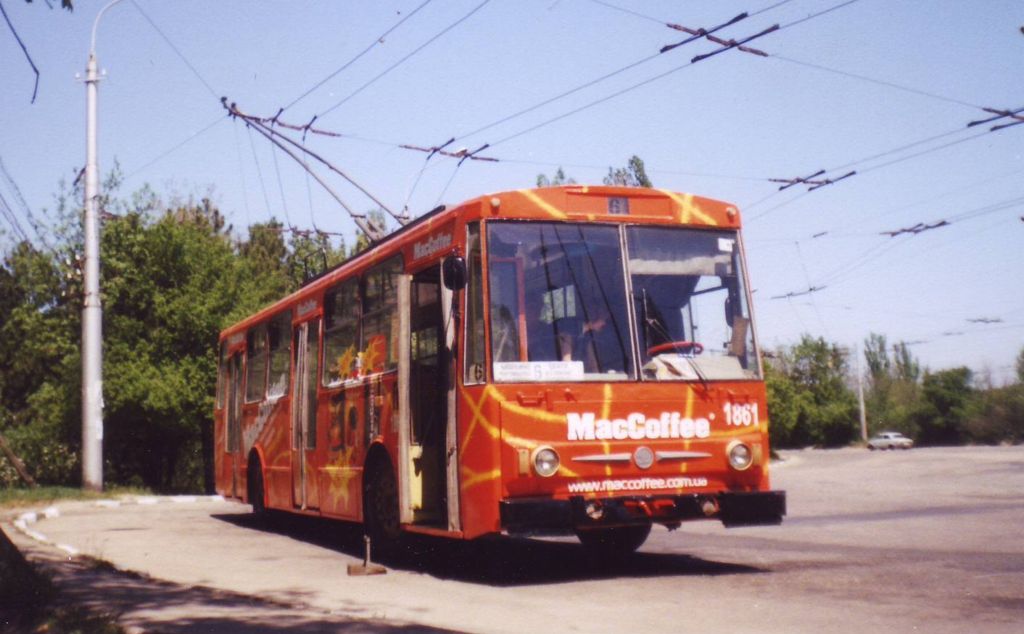 Crimean trolleybus, Škoda 14Tr02 # 1861