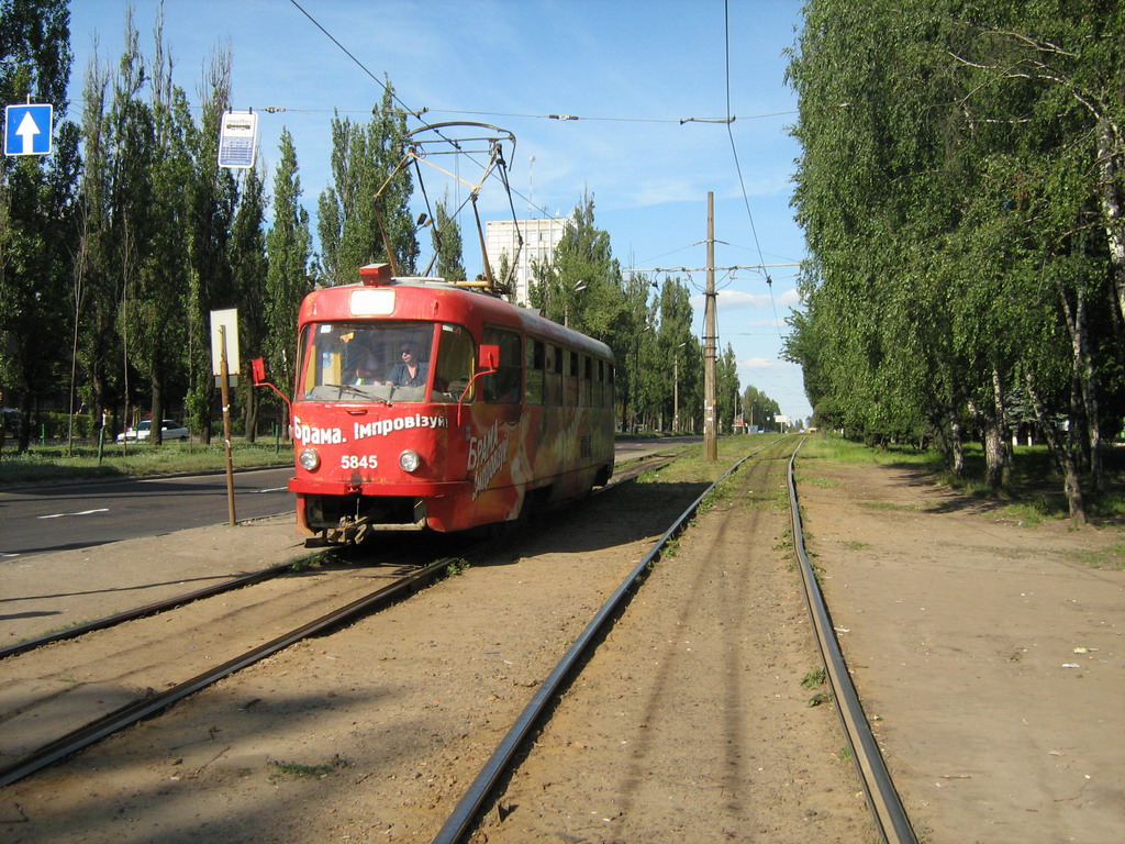 Kiova, Tatra T3SU # 5845