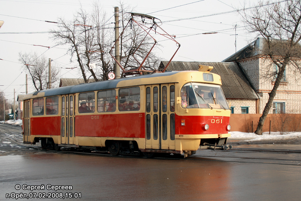 Орёл, Tatra T3SU № 061