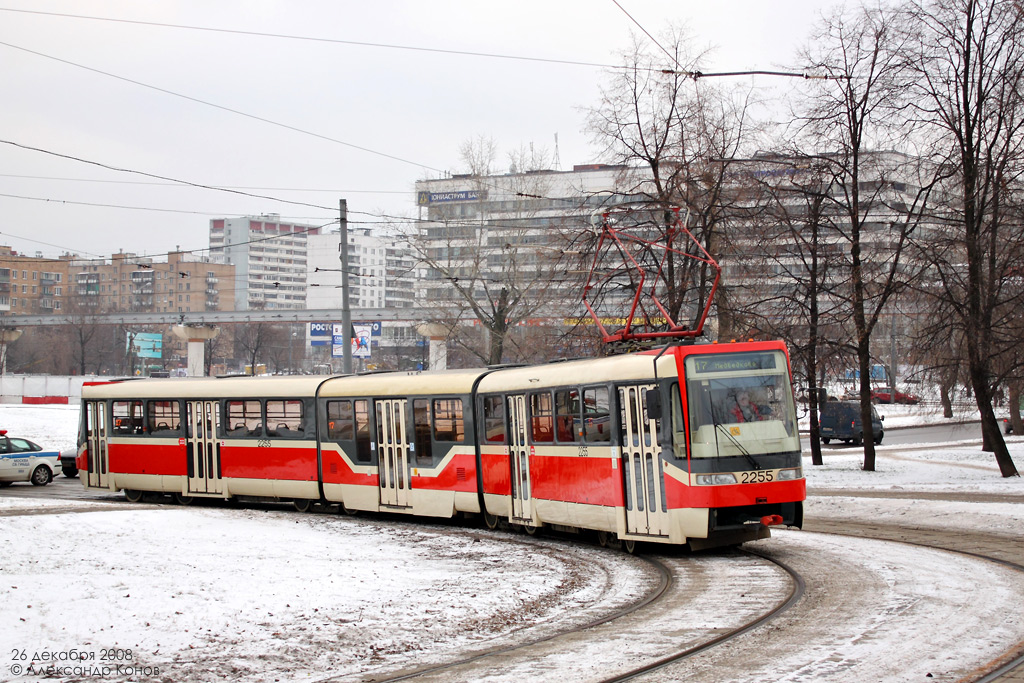 Москва, Tatra KT3R № 2255