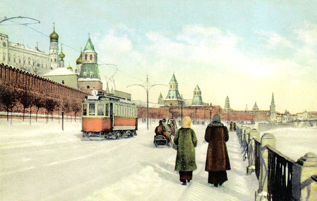 Moscow — Historical photos — Electric tramway (1898-1920)