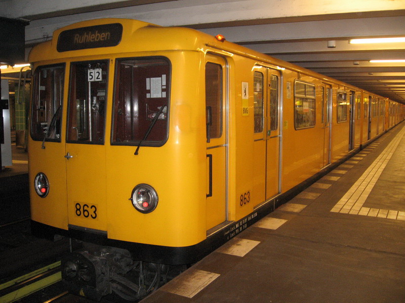 Берлин, BVG A3L67 № 863; Берлин — U-Bahn — линия U2