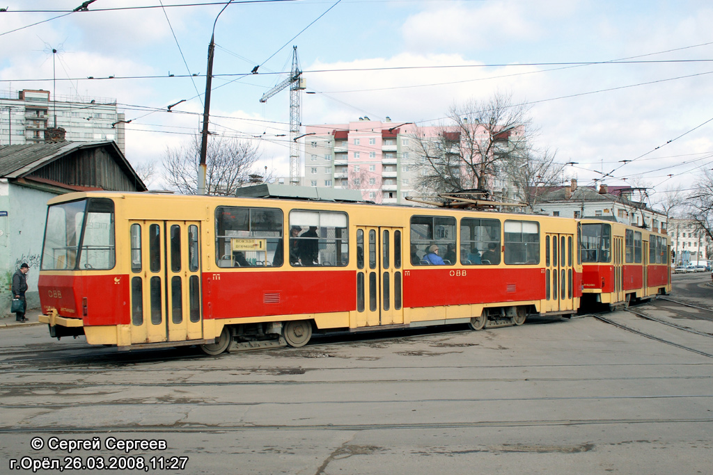 Орёл, Tatra T6B5SU № 088; Орёл — Трамвайный перекрёсток