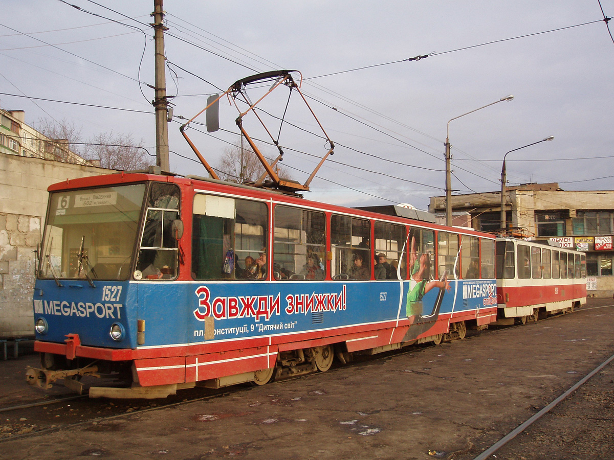 Харьков, Tatra T6B5SU № 1527