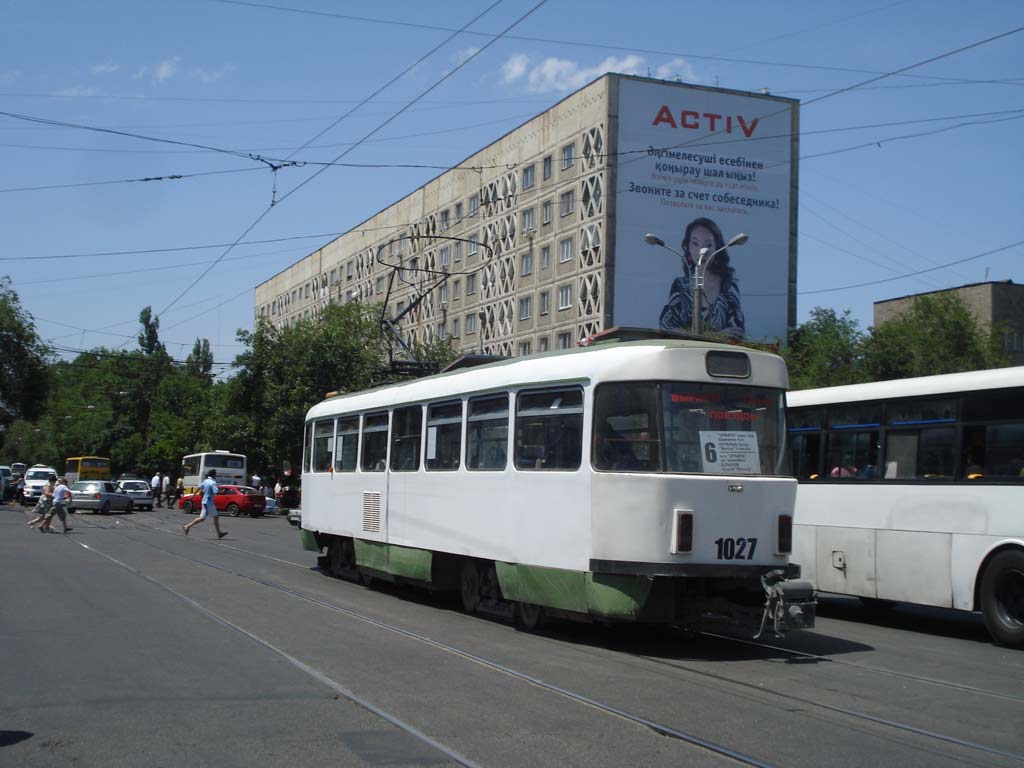 Almaty, Tatra T3DC1 # 1027