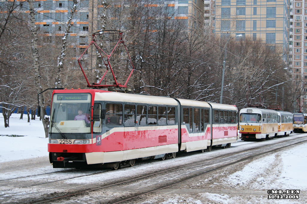 Moscou, Tatra KT3R N°. 2255