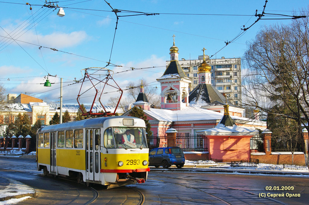 Moskva, Tatra T3SU č. 2993