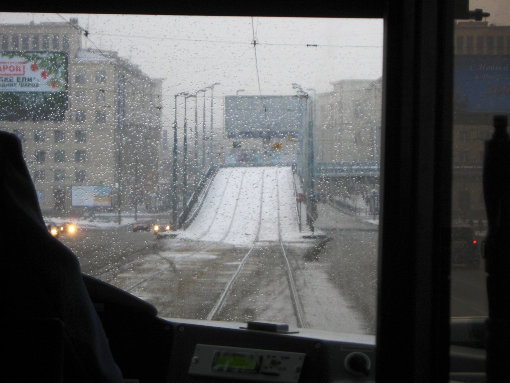 Санкт-Петербург — Виды из кабины трамвая