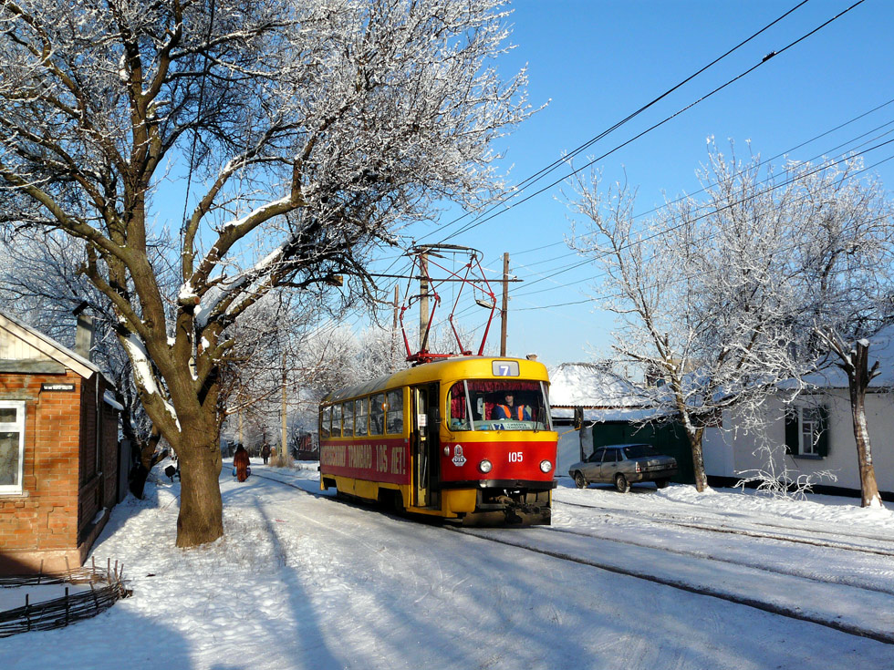 Rostov Doni ääres, Tatra T3SU (2-door) № 105