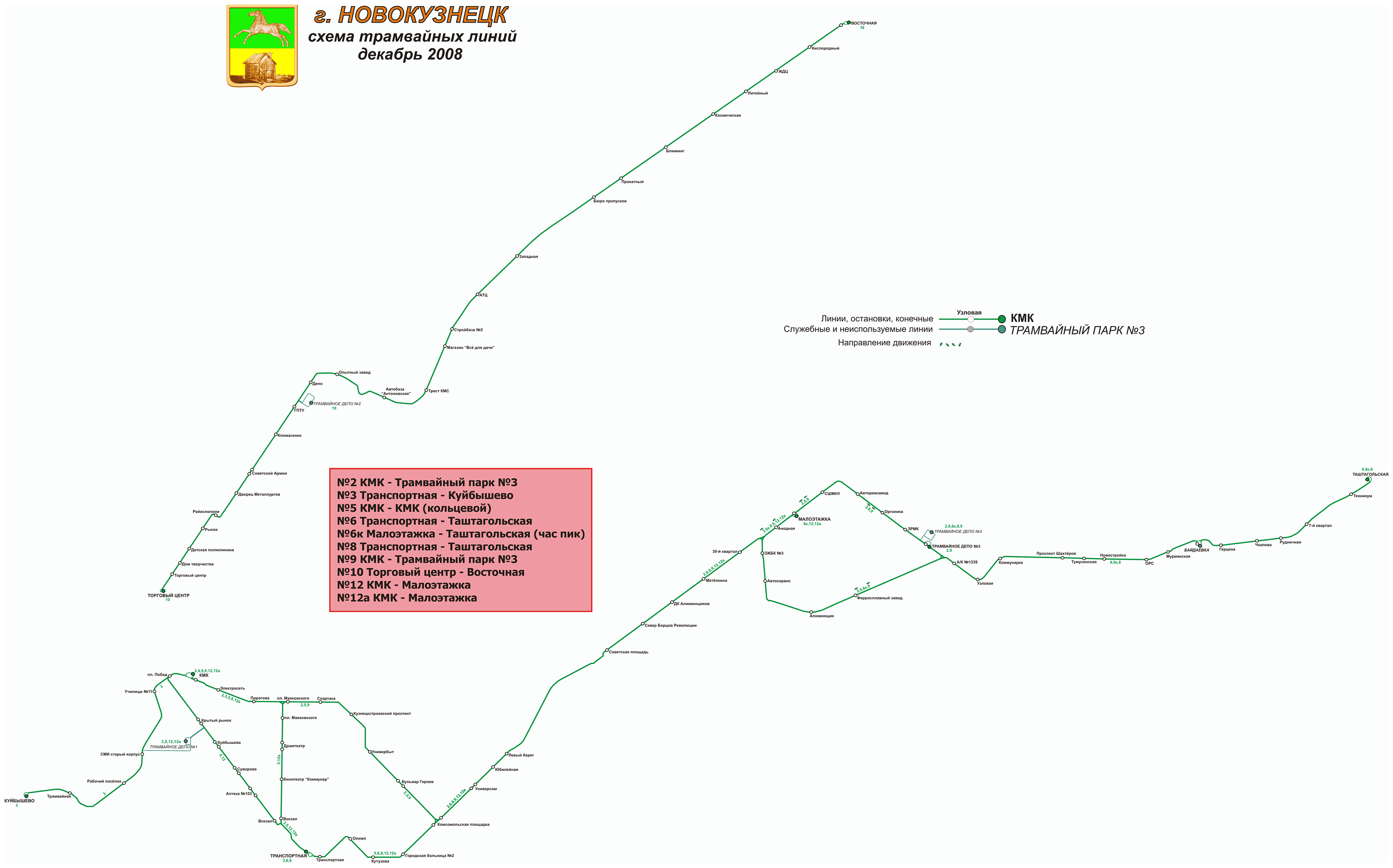 Новокузнецк — Схемы