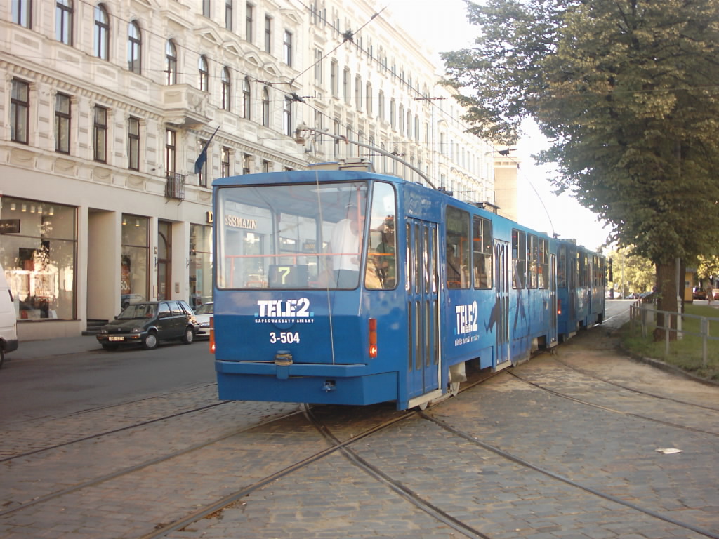 Riga, Tatra Т3MR (T6B5-R) č. 3-504