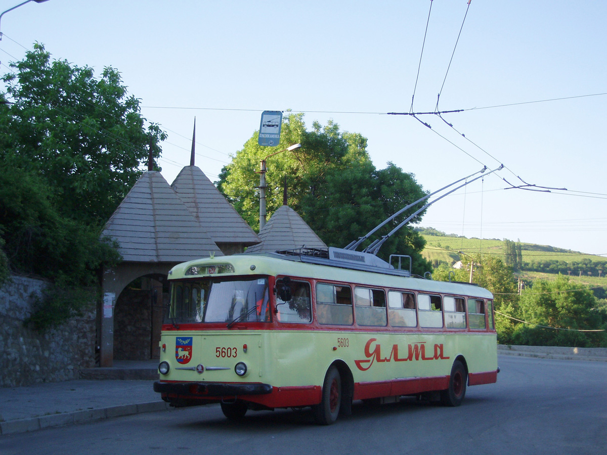 Krimski trolejbus, Škoda 9Tr24 č. 5603; Krimski trolejbus — Pokatushki 2006