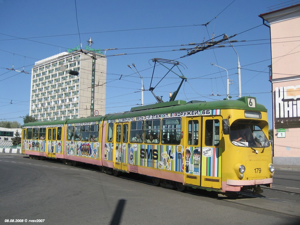 Minsk, DWM GT8-D č. 179