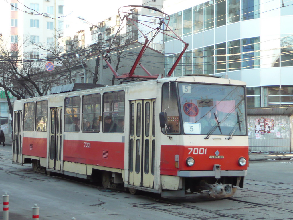 Одесса, Татра-Юг Т6Б5 № 7001