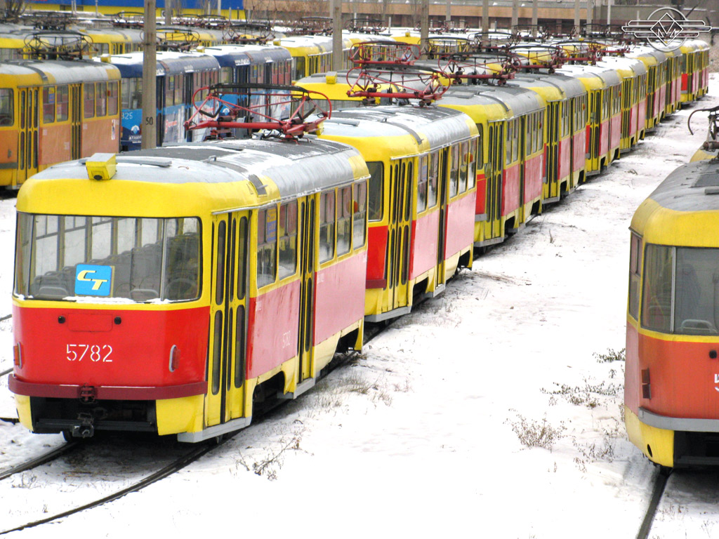 Volgograd, Tatra T3SU nr. 5782; Volgograd — Depots: [5] Tram depot # 5