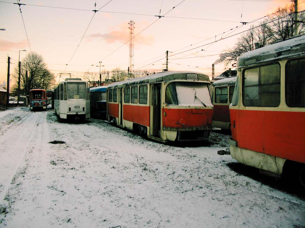 Калининград, Tatra KT4SU № 418; Калининград, Tatra T4SU № Буксир ВРМ