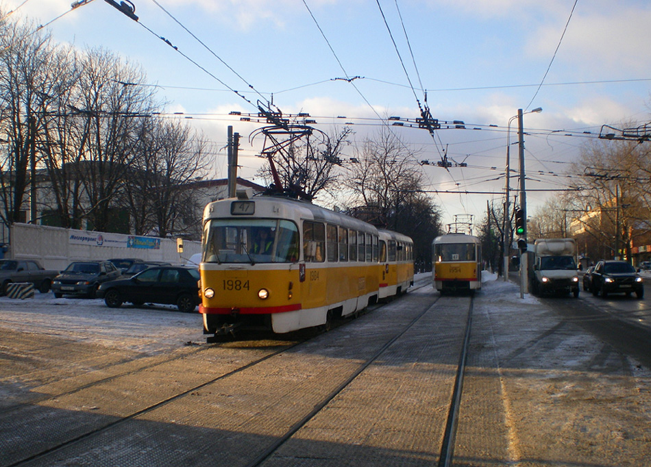 Москва, Tatra T3SU № 1984