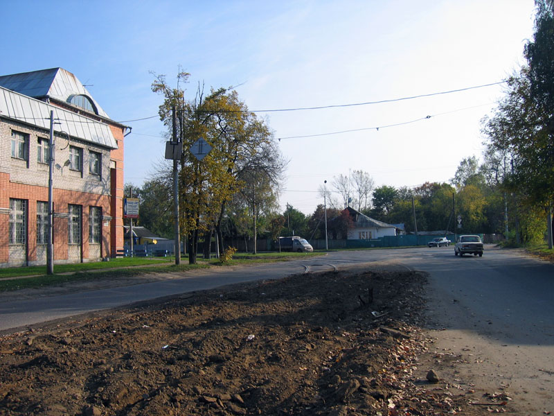 Jaroslavl — Dismantling tramway tracks