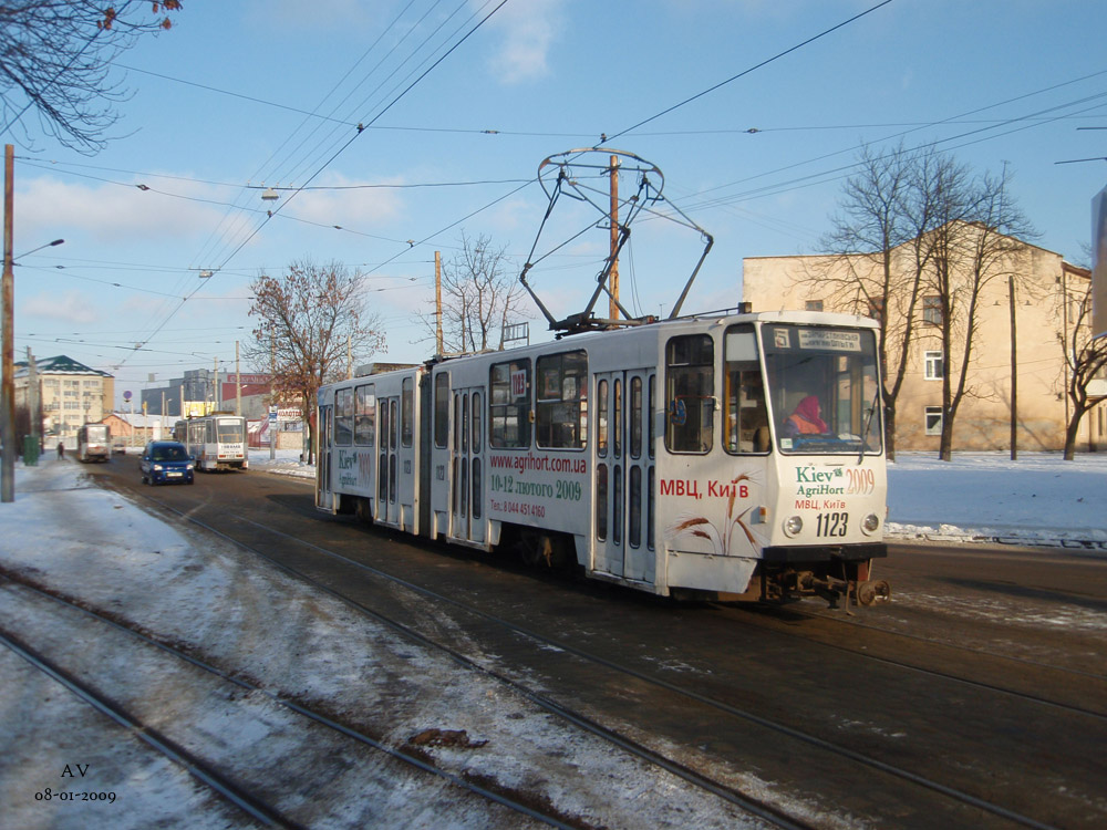 Львоў, Tatra KT4SU № 1123