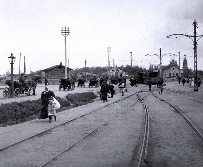 Maskava — Historical photos — Electric tramway (1898-1920)