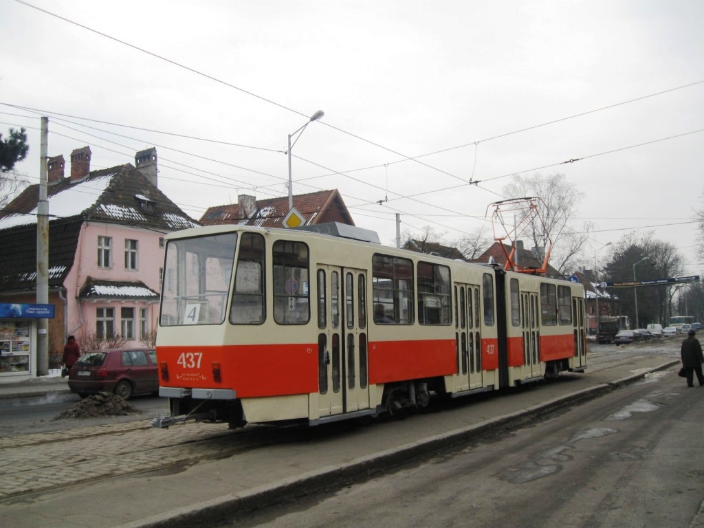 Królewiec, Tatra KT4SU Nr 437