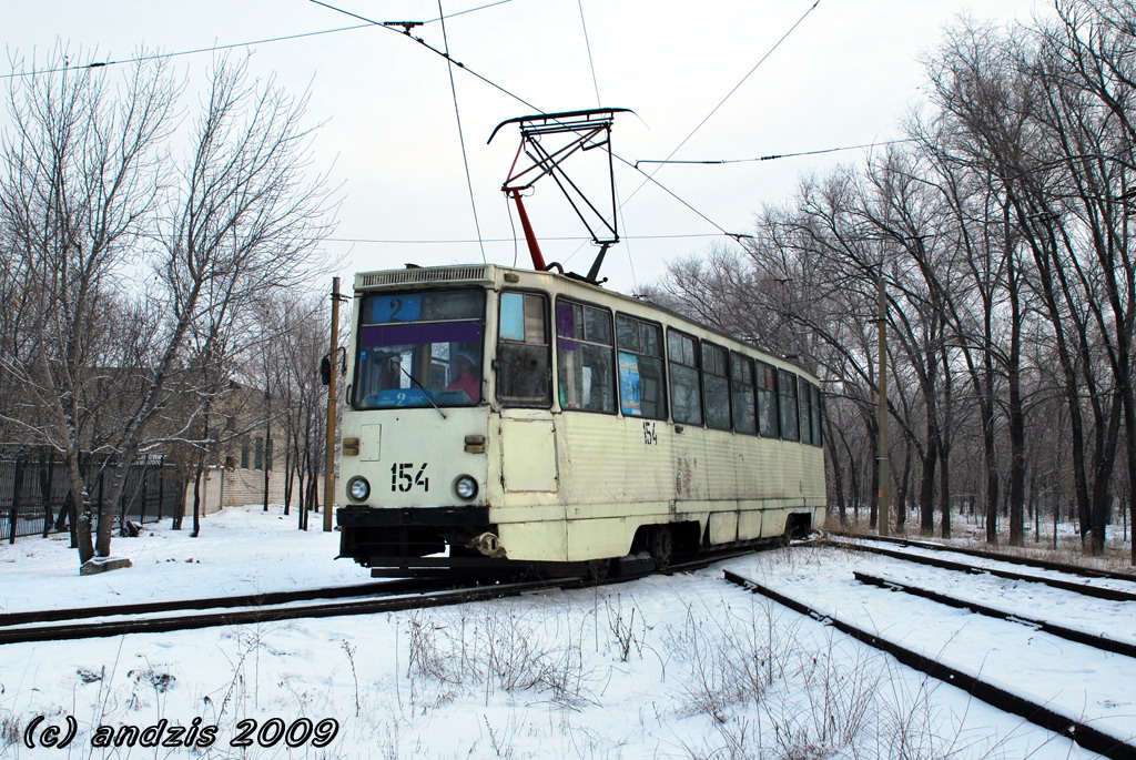 Wołżski, 71-605A Nr 154; Wołżski — ZOS tram link