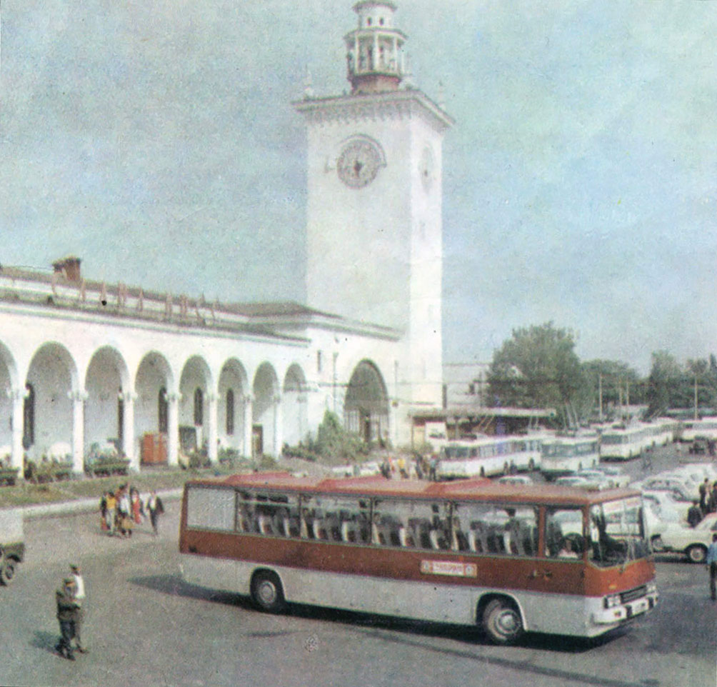 Крымский троллейбус — Исторические фотографии (1959 — 2000); Крымский троллейбус — Сканы открыток времен СССР