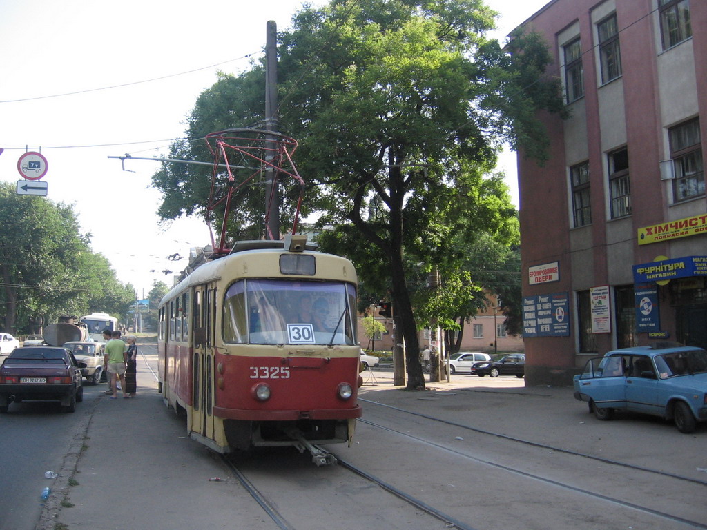 Odesa, Tatra T3SU # 3325; Odesa — Removed Tramway Lines