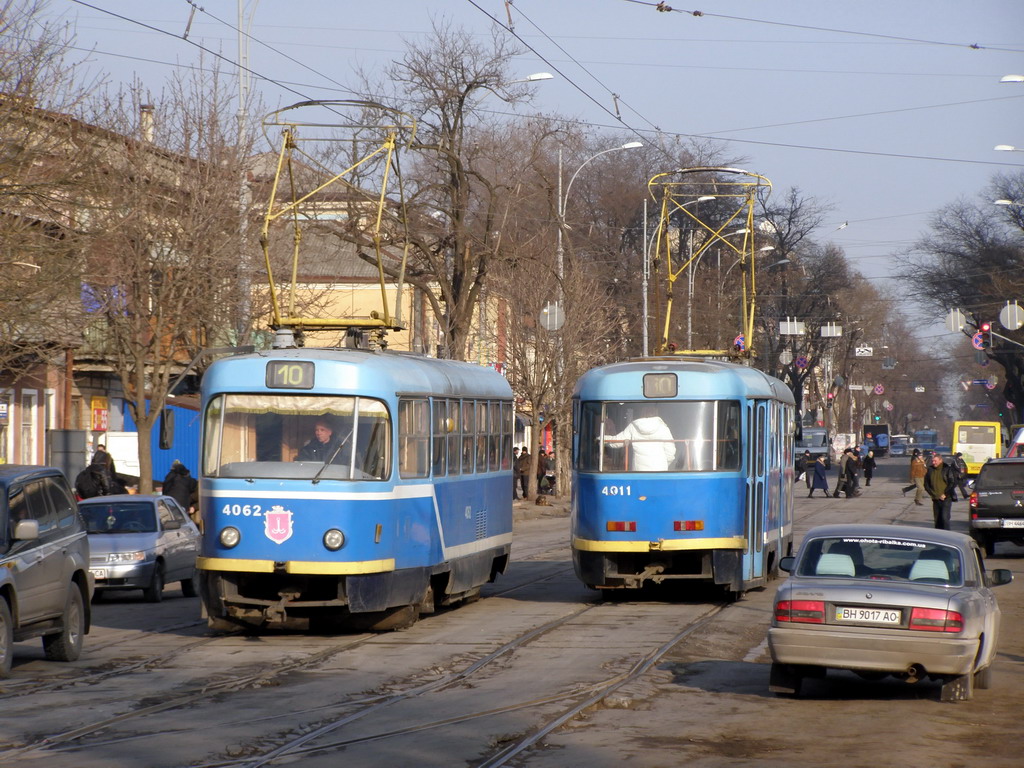 Одесса, Tatra T3R.P № 4062; Одесса, Tatra T3R.P № 4011