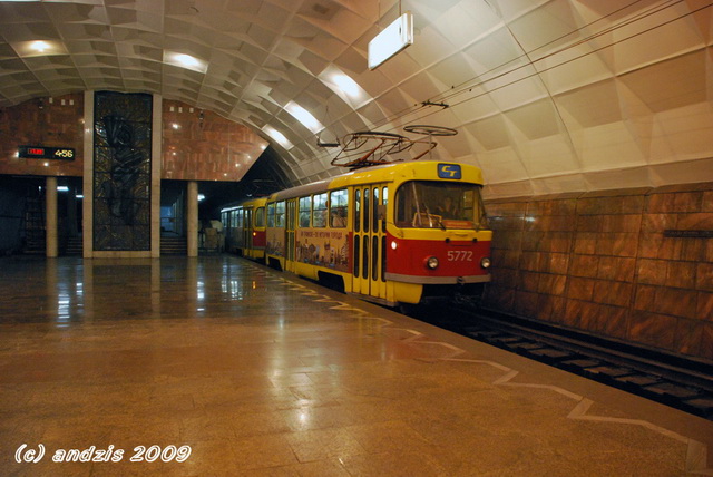 Volgograda, Tatra T3SU № 5772; Volgograda, Tatra T3SU № 5771; Volgograda — Tram lines: [5] Fifth depot — Tram rapid transit