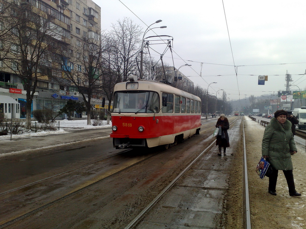 Kiev, Tatra T3SU N°. 5818