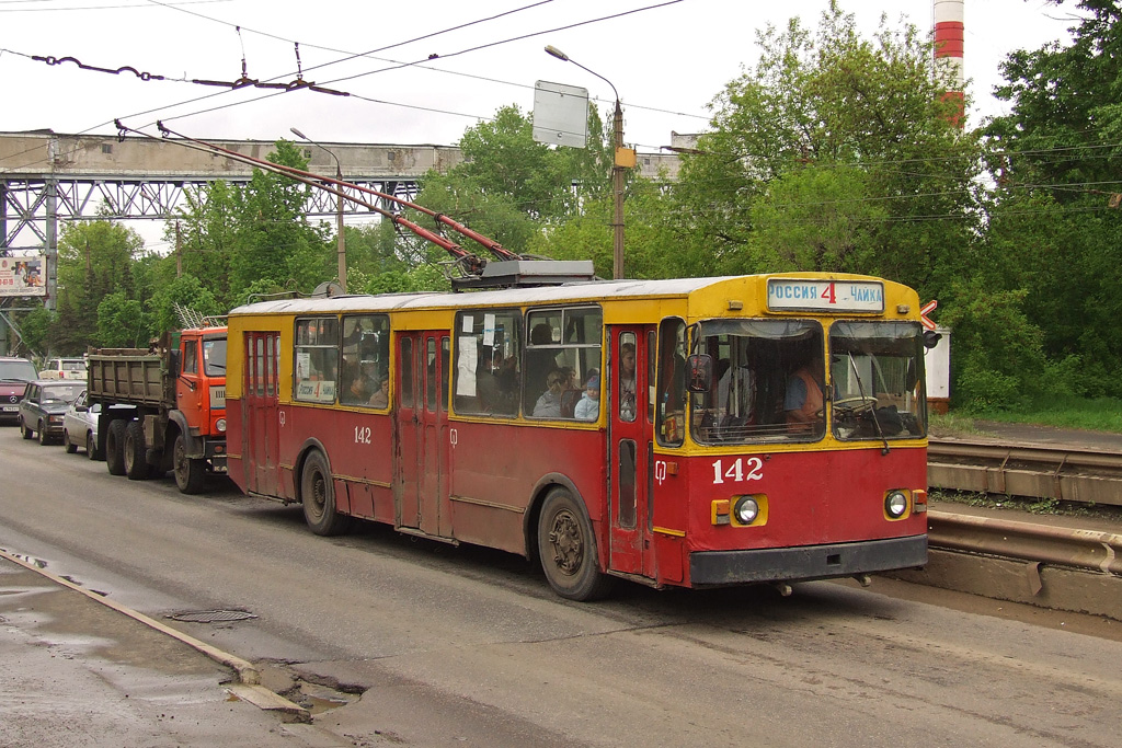 Tver, ZiU-682V [V00] Nr 142; Tver — Trolleybus lines: Proletarsky district