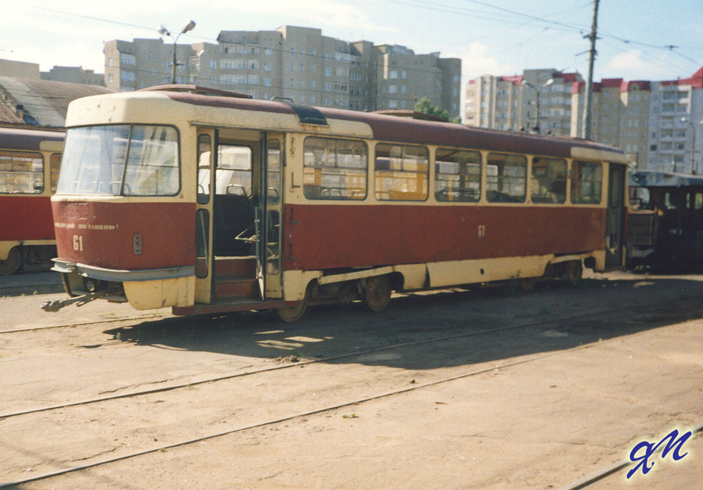 Тверь, Tatra T3SU (двухдверная) № 61; Тверь — Трамвайное депо № 1