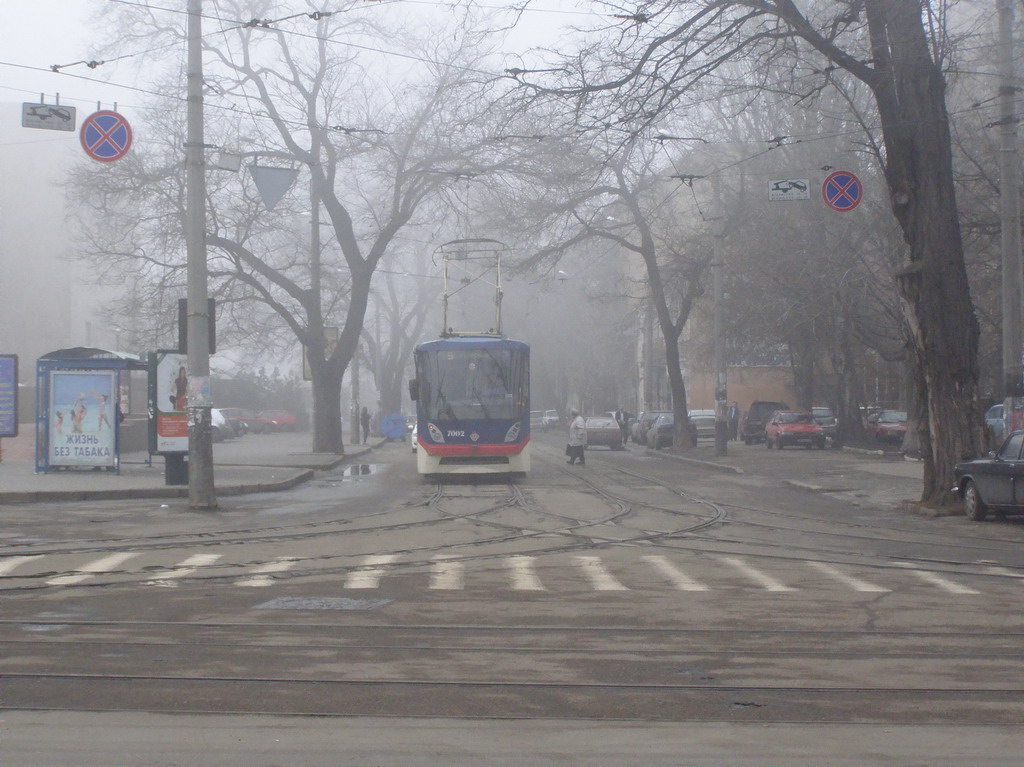 Одесса, К1 № 7002; Одесса — Трамвайные линии: Французский бульвар — Аркадия